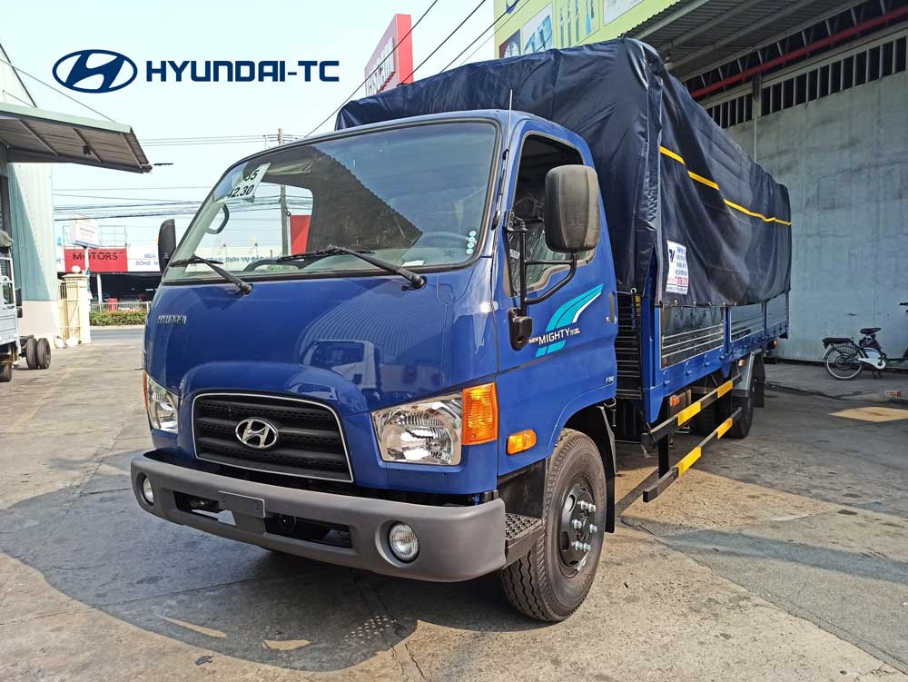 Giá xe Hyundai Mighty 110XL 7 tấn thùng mui bạt