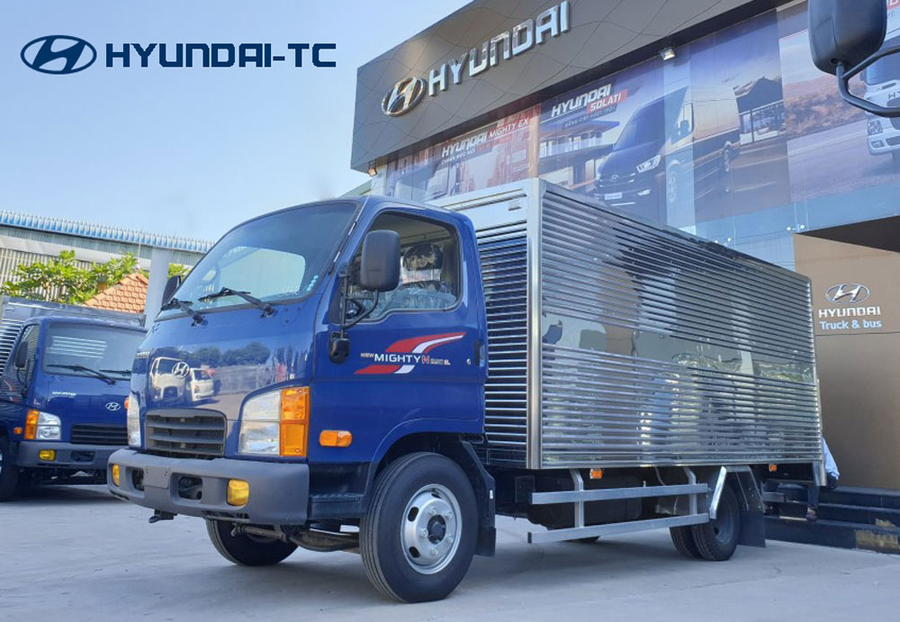 Xe tải Hyundai Mighty N250SL thùng kín inox 2.5 tấn